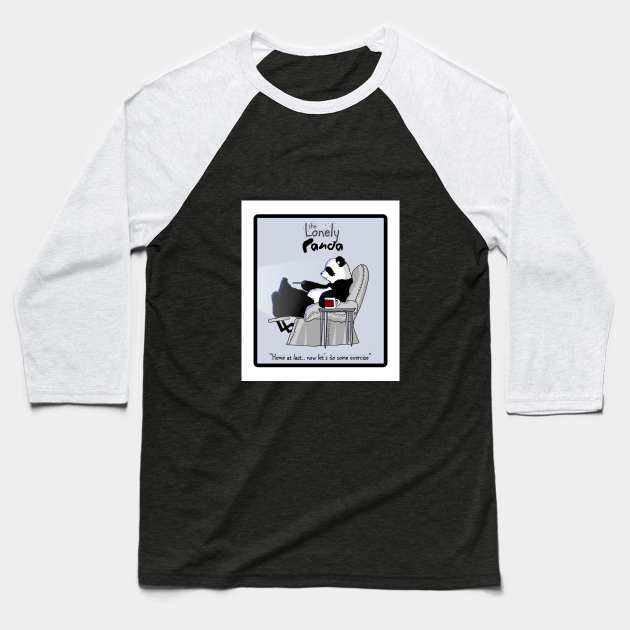 The lonely Panda Baseball T-Shirt by jagama42